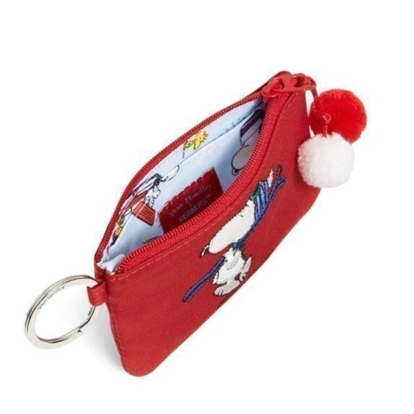 Last One! NWT Vera Bradley Peanuts® Zip ID & Lanyard Ski Snoopy - Picture 3 of 6